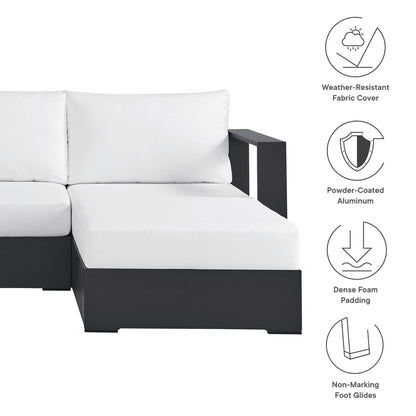 Tahoe Outdoor Aluminum Chaise and Sofa Set