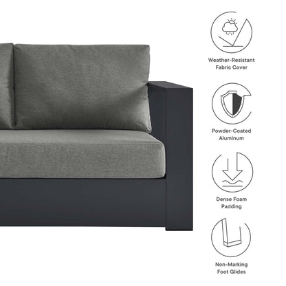 Tahoe 2 Piece Aluminum Outdoor Sofa And The Set