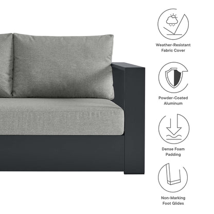 Tahoe 2 Piece Aluminum Outdoor Sofa And The Set