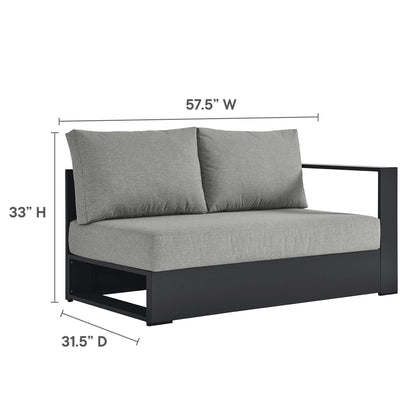 Tahoe 2 Piece Aluminum Outdoor Sofa And The Set