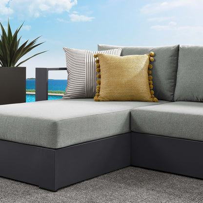 Tahoe 2 Piece Aluminum Outdoor Sofa And The Set