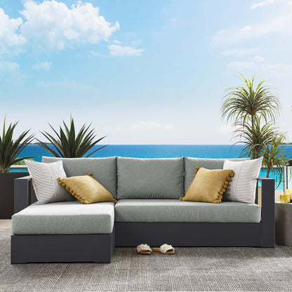 Tahoe 2 Piece Aluminum Outdoor Sofa And The Set