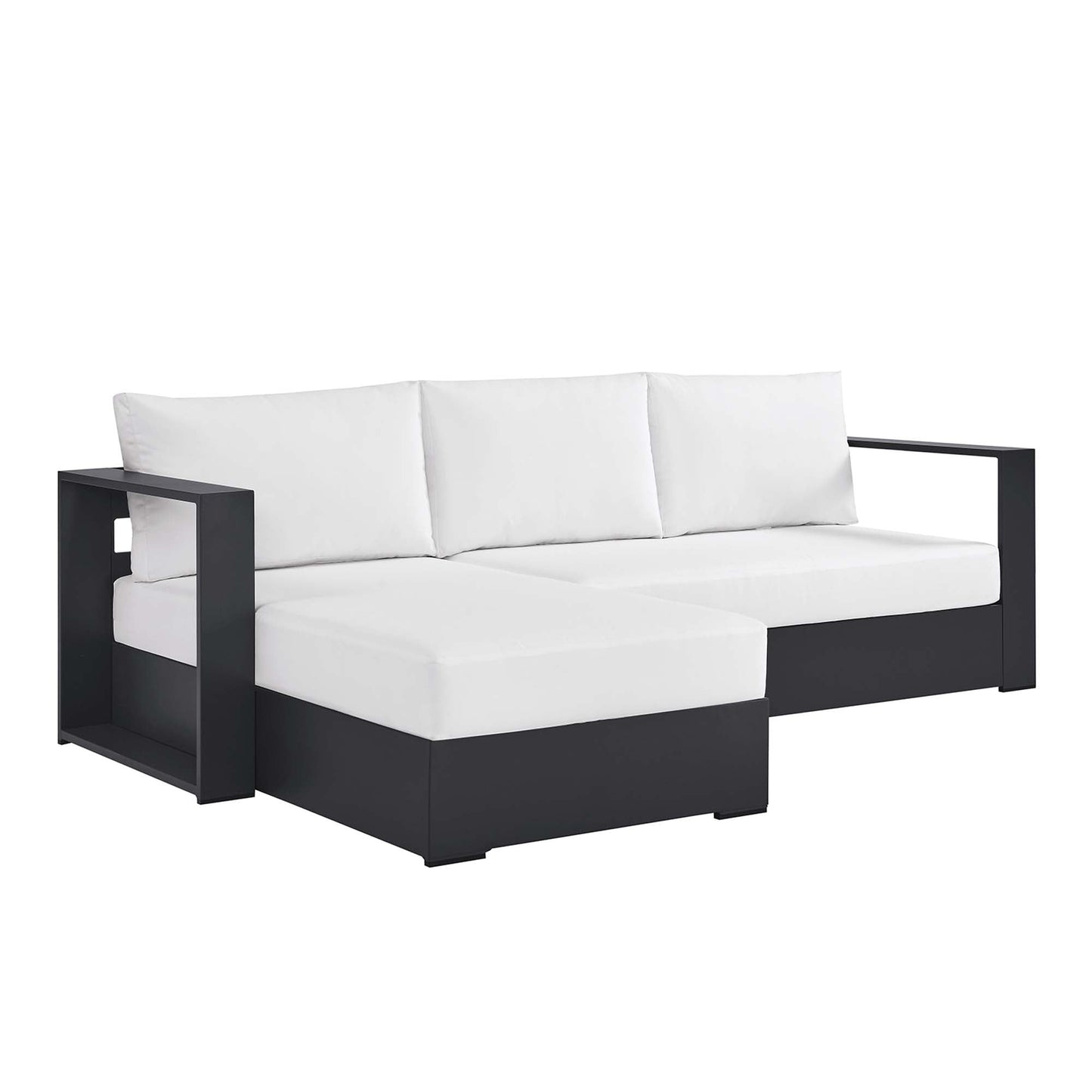 Tahoe 2 Piece Aluminum Outdoor Sofa And The Set