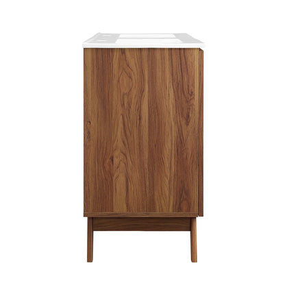 Modway Soma 48 Double Sink And Natural Vanity