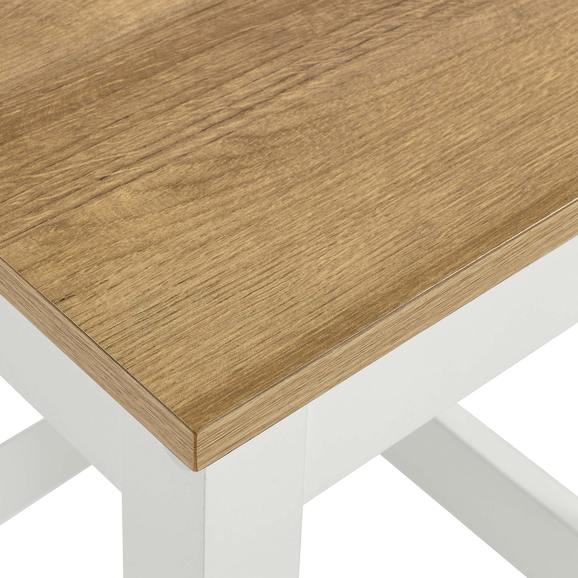 Sunbrook Kitchen Stool by Modway with warm oak veneer seat and light border on Tampa Home & Garden Store