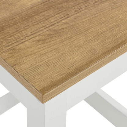 Sunbrook Kitchen Stool by Modway with warm oak veneer seat and light border on Tampa Home & Garden Store