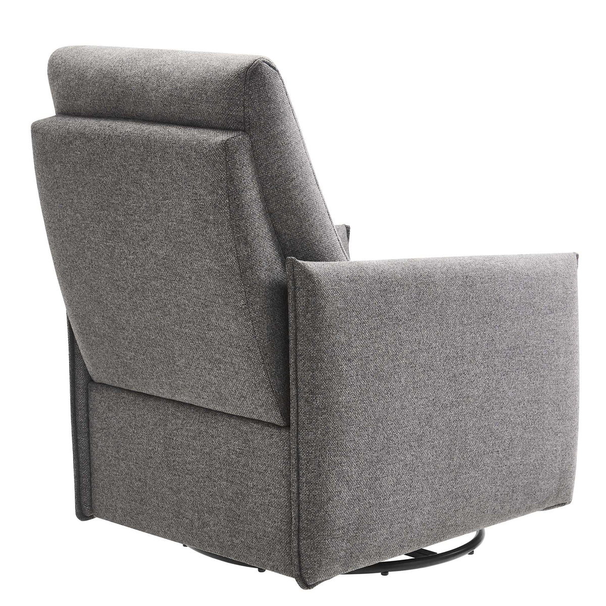 Etta Lounge Chair by Modway in textured fabric with curved back and cushioned seat, swivel base on Tampa Home & Garden Store