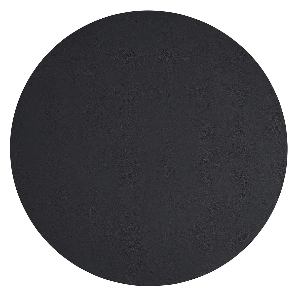 Caspian 40-inch round concrete dining table in dark charcoal with textured surface on Tampa Home & Garden Store