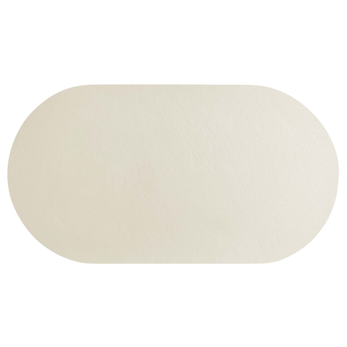 Caspian oval concrete coffee table by Modway beige textured top on Tampa Home & Garden Store