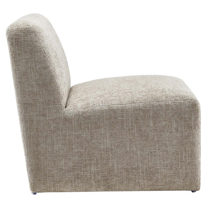 Amita Chenille Upholstered Accent Chair beige chenille fabric by Modway, accent chair HouseOfZazla on Tampa Home & Garden Store