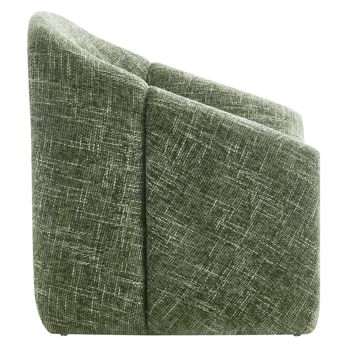 Vivi Chenille Upholstered Accent Chair green chenille fabric by Modway on Tampa Home & Garden Store