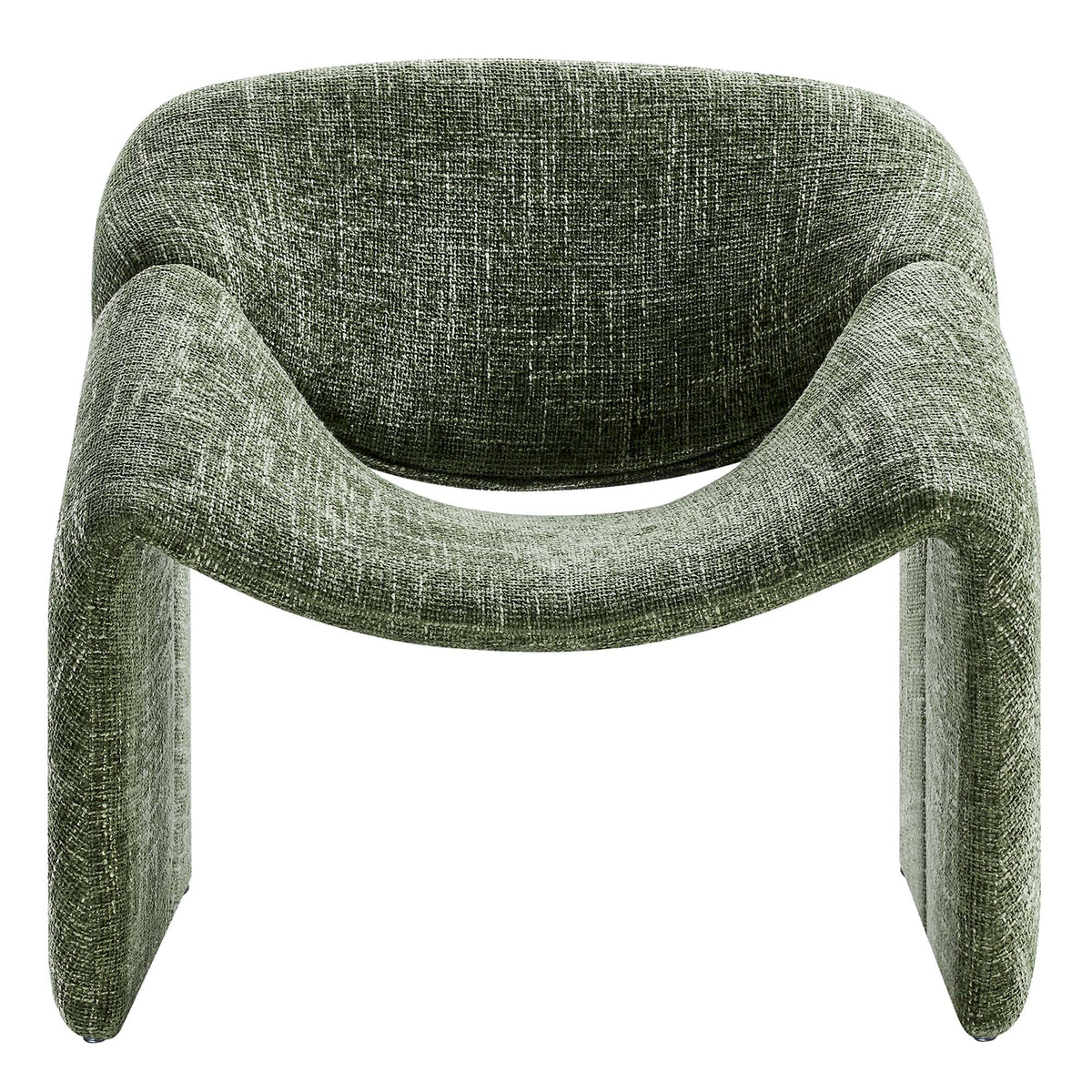 Vivi Chenille Accent Chair by Modway curved arms in chenille fabric on Tampa Home & Garden Store