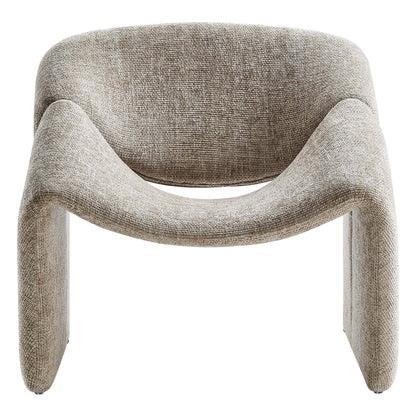 Vivi Chenille Upholstered Accent Chair by Modway in beige chenille fabric on Tampa Home & Garden Store