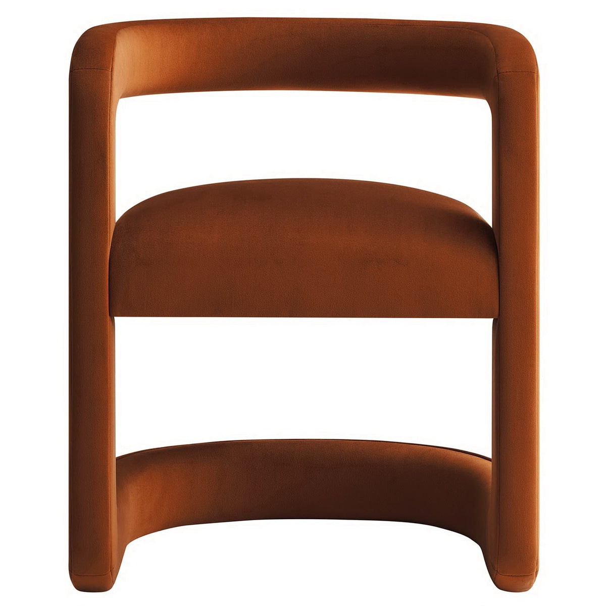 Winslow Barrel Performance Velvet Dining Chair in cognac velvet by Modway on Tampa Home & Garden Store
