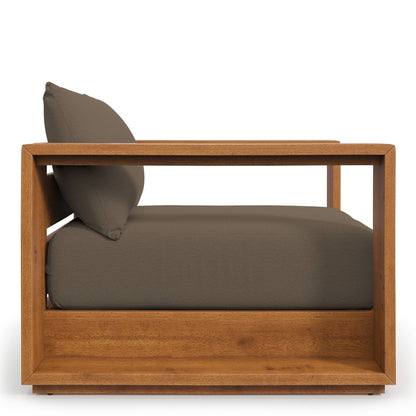 Modern Tahoe Acacia Wood Patio Chair by Modway