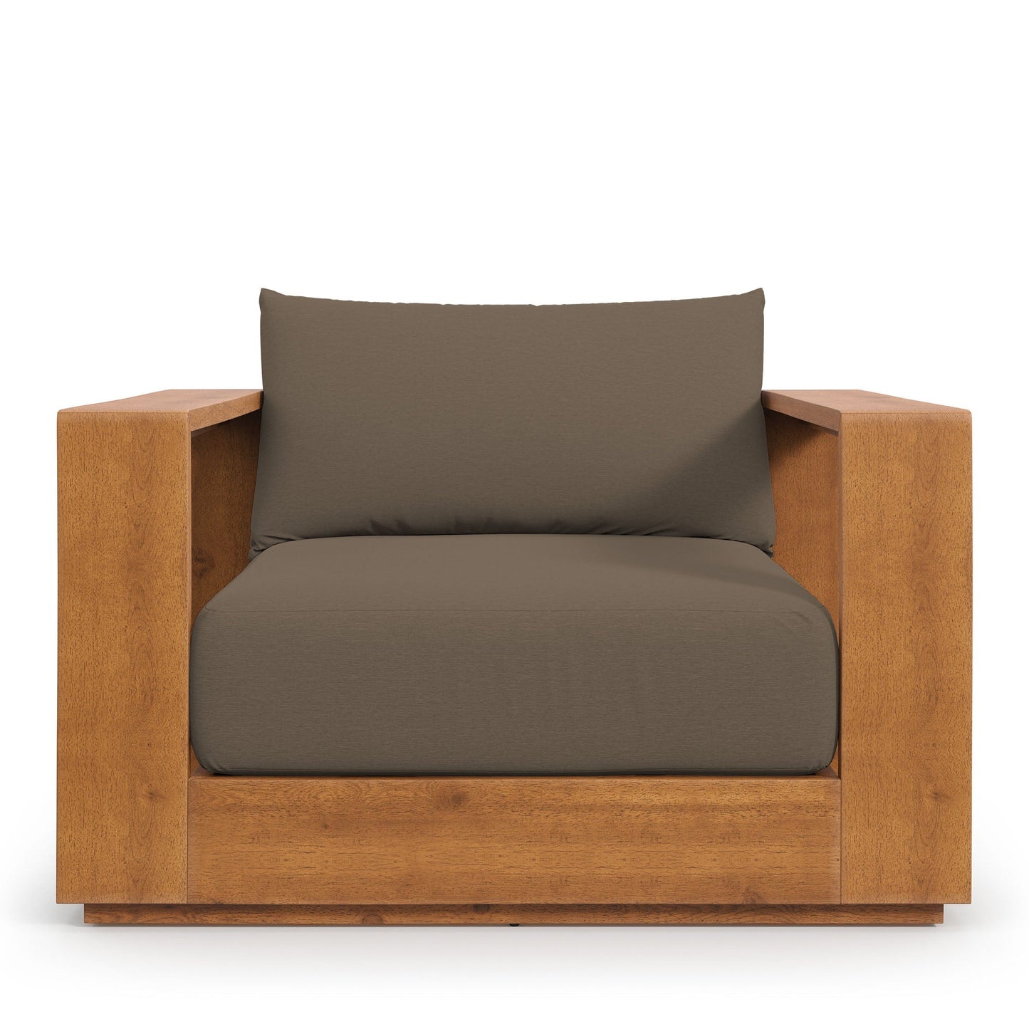 Modern Tahoe Acacia Wood Patio Chair by Modway