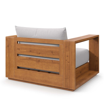 Modern Tahoe Acacia Wood Patio Chair by Modway