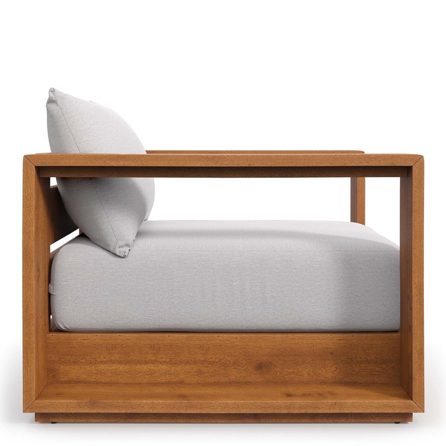 Modern Tahoe Acacia Wood Patio Chair by Modway