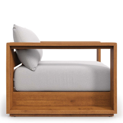 Modern Tahoe Acacia Wood Patio Chair by Modway