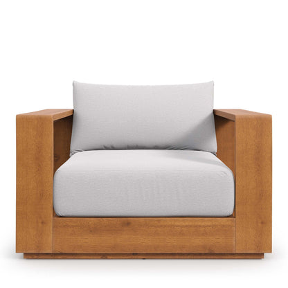 Modern Tahoe Acacia Wood Patio Chair by Modway