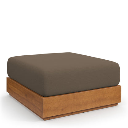 Tahoe Outdoor Acacia Ottoman And the Modway Kit