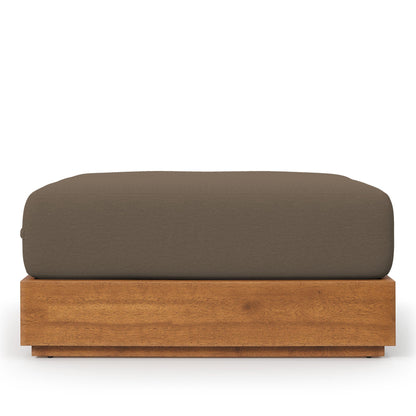 Tahoe Outdoor Acacia Ottoman And the Modway Kit