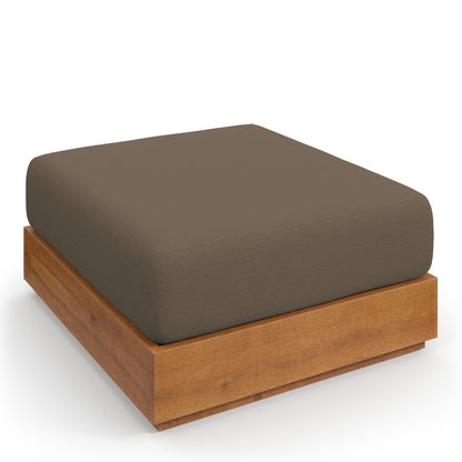 Tahoe Outdoor Acacia Ottoman And the Modway Kit