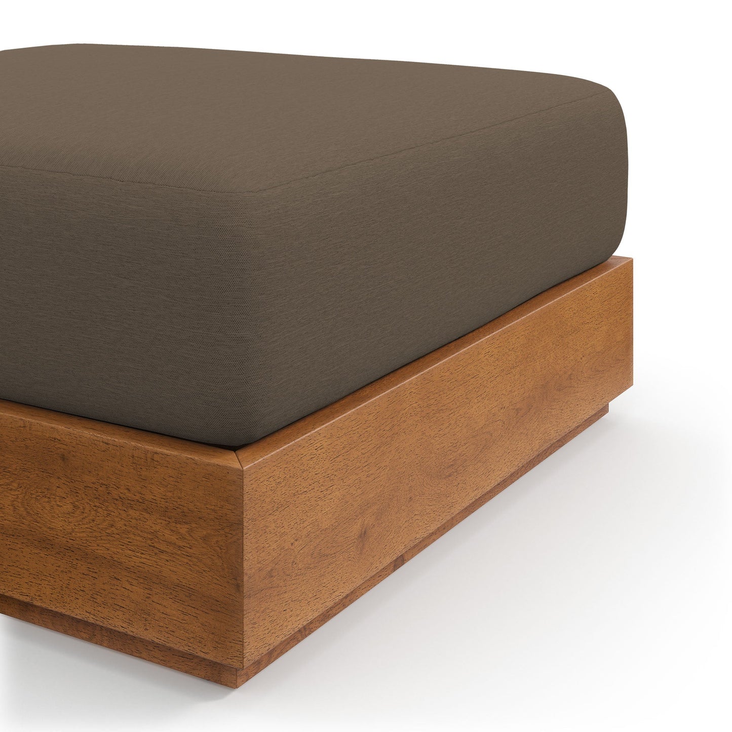 Tahoe Outdoor Acacia Ottoman And the Modway Kit