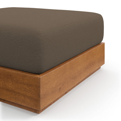 Tahoe Outdoor Acacia Ottoman And the Modway Kit