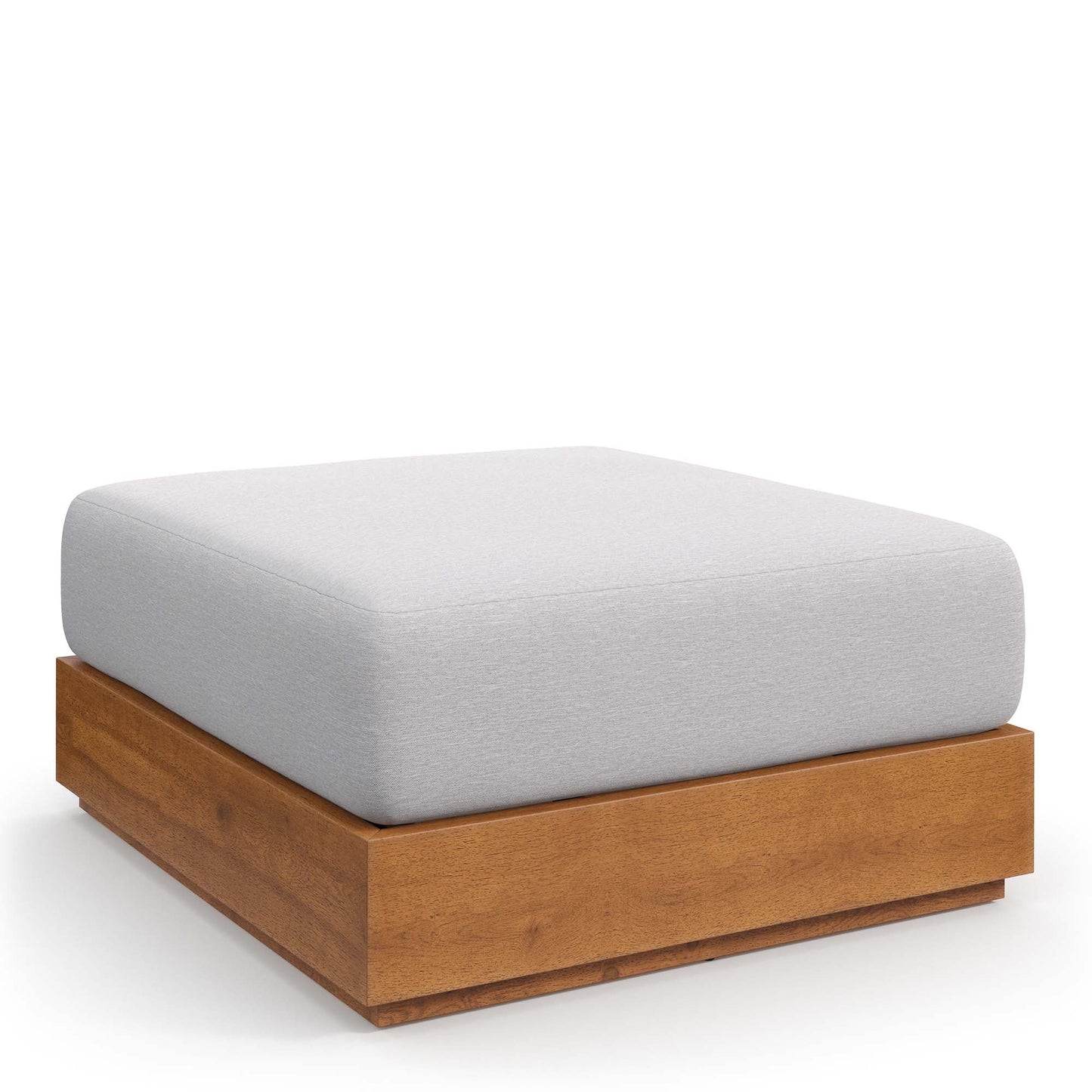 Tahoe Outdoor Acacia Ottoman And the Modway Kit