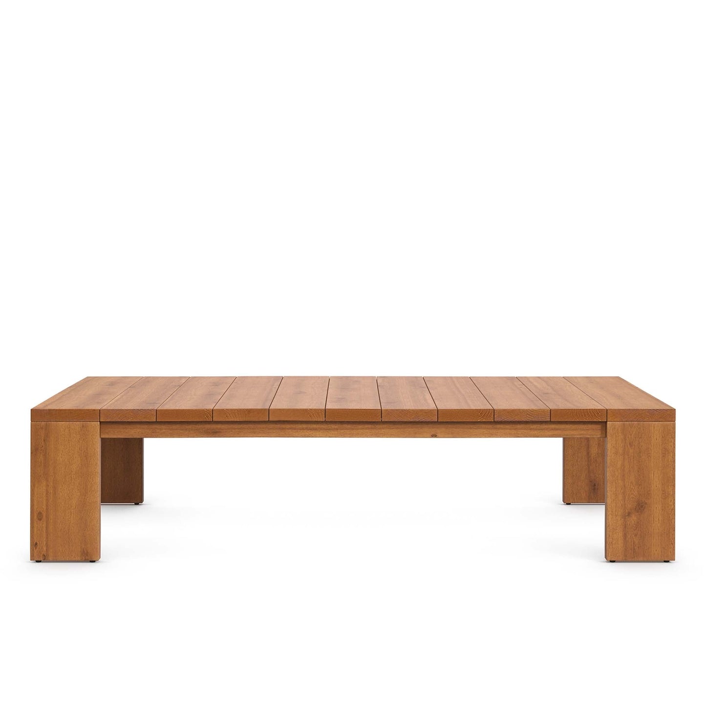 Tahoe Outdoor Acacia Wood Sofa and Coffee Table