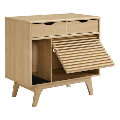 Render Cat Cabinet Modway wood decor with 2 drawers and slatted ramp HouseOfZazla on Tampa Home & Garden Store