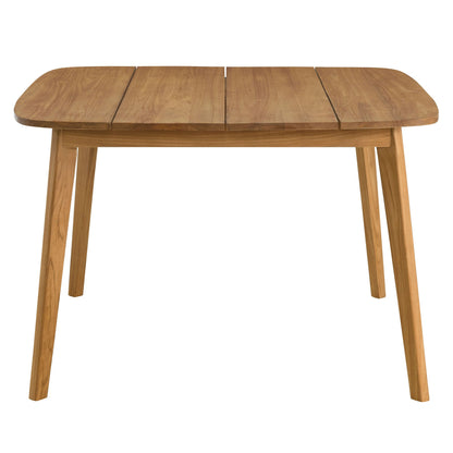 Vienna 46 Inch Square Outdoor Teak Dining Table