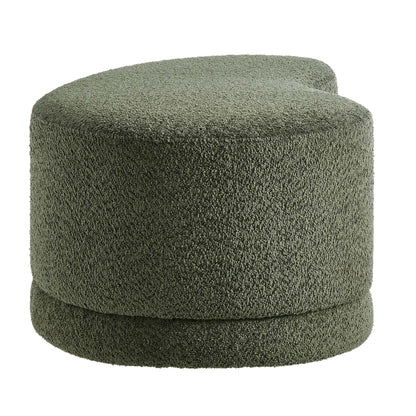 Nimbus 48-inch upholstered ottoman bench in olive boucle fabric by Modway on Tampa Home & Garden Store