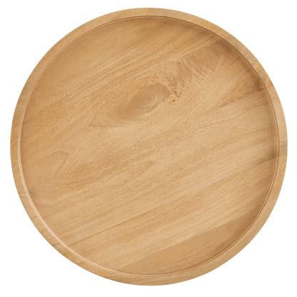 Chiro Round Wood Side Table, Modway, light oak wood top with rounded edge on Tampa Home & Garden Store