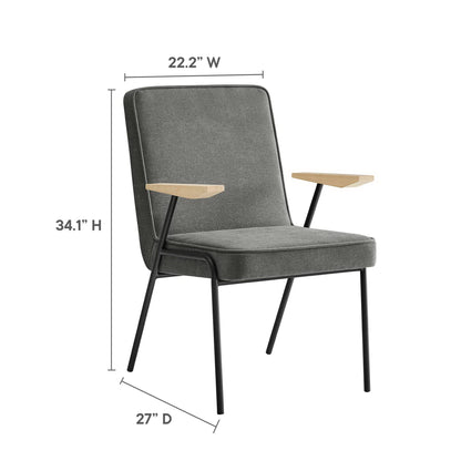 Vista Dining Chair by Modway and Warm Wood Seats