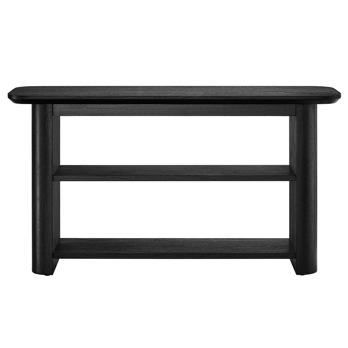 Calix 57-Inch black wood console table by Modway for living room on Tampa Home & Garden Store