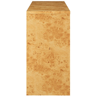 Hudson 2-Drawer Burl Wood Console Table by Modway Burl wood finish, living room furniture on Tampa Home & Garden Store