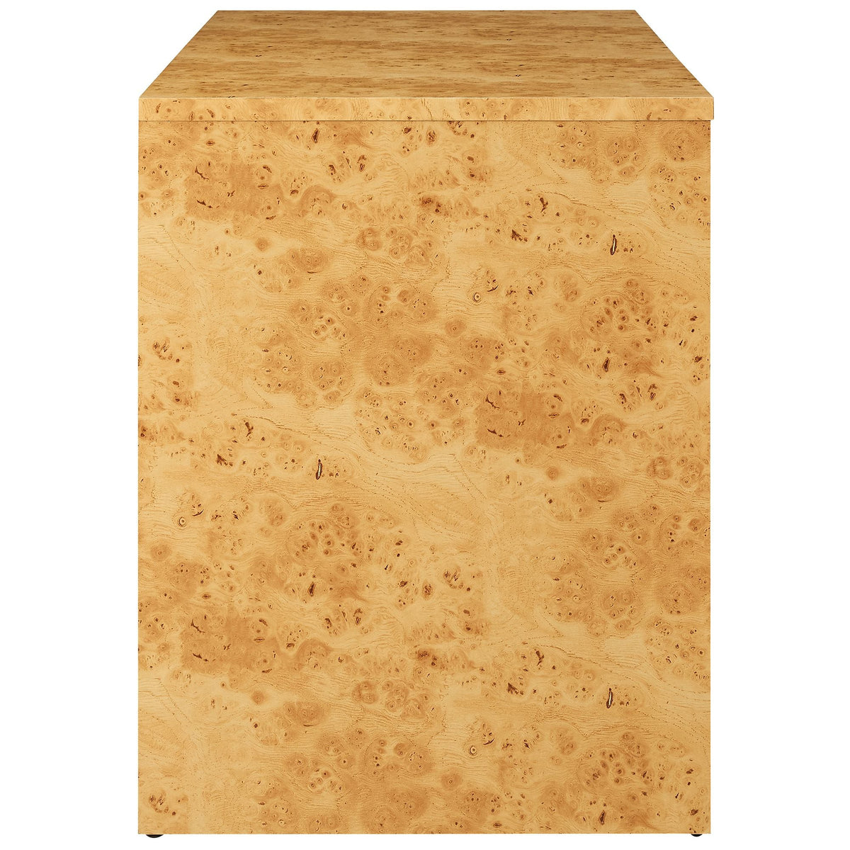 Hudson 2-Drawer Burl Wood Desk by Modway in burl wood veneer, office furniture on Tampa Home & Garden Store
