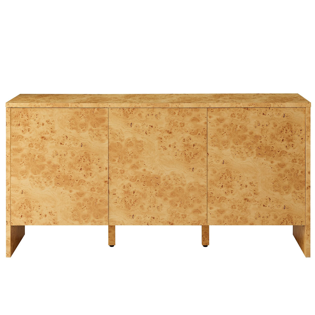 Hudson 60in Burl Wood Sideboard by Modway, long burl wood buffet with cabinet doors on Tampa Home & Garden Store
