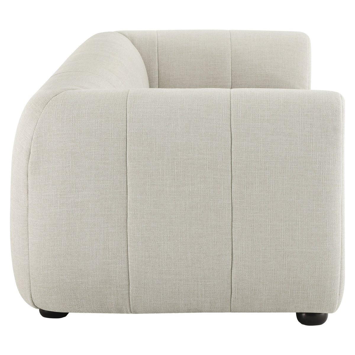 Liana Upholstered Fabric Sofa by Modway, beige fabric, curved arm on Tampa Home & Garden Store