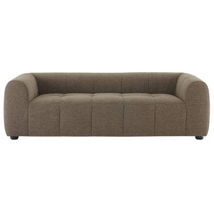 Liana Upholstered Fabric Sofa by Modway, taupe fabric with tufted cushions and rounded arms on Tampa Home & Garden Store