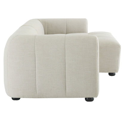 A Right Facing Liana Fabric Sofa and Chaise