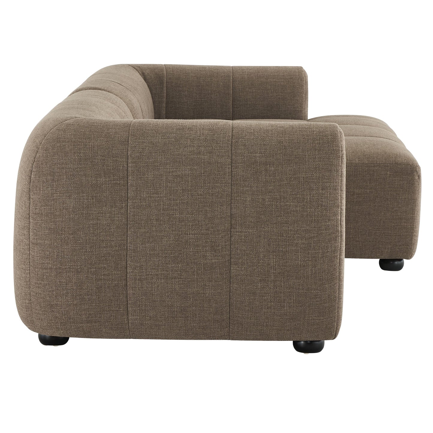 A Right Facing Liana Fabric Sofa and Chaise