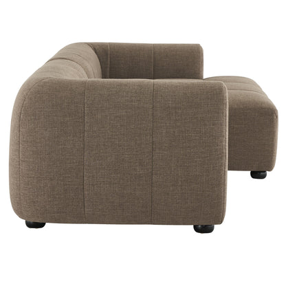 A Right Facing Liana Fabric Sofa and Chaise