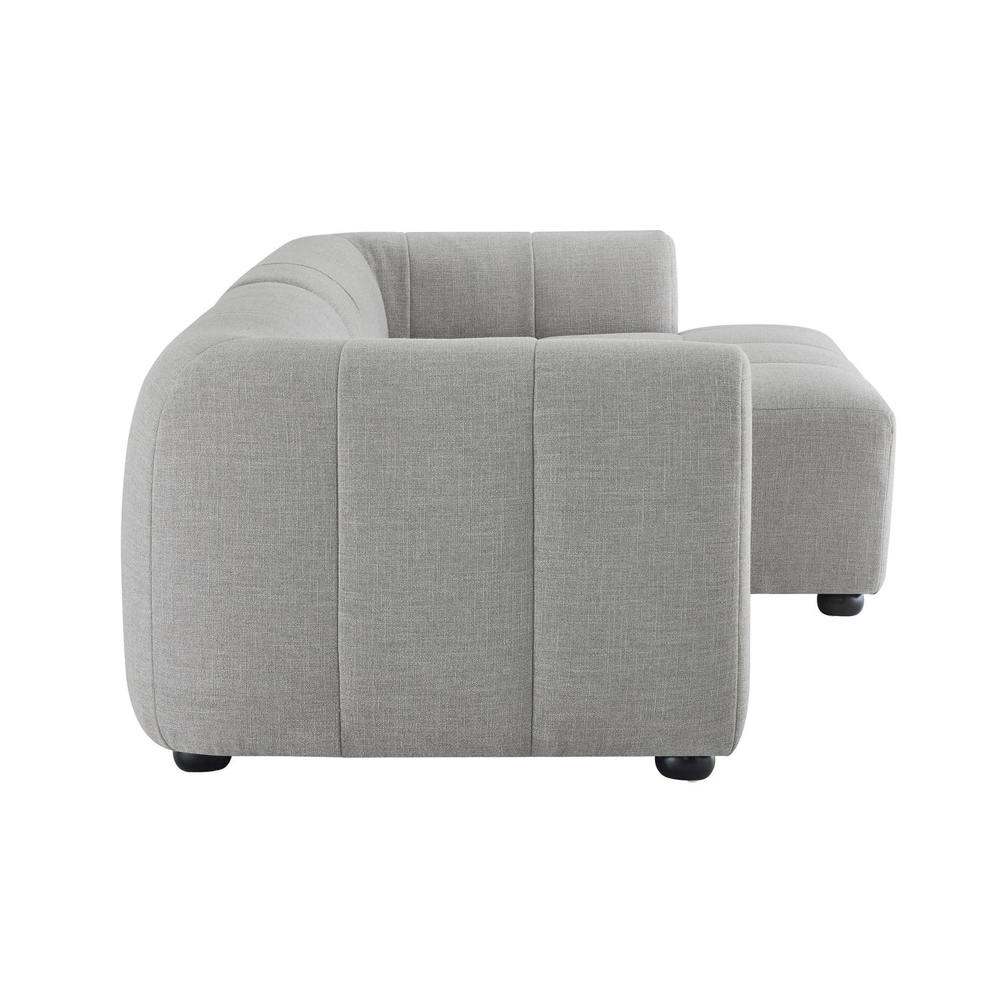 A Right Facing Liana Fabric Sofa and Chaise