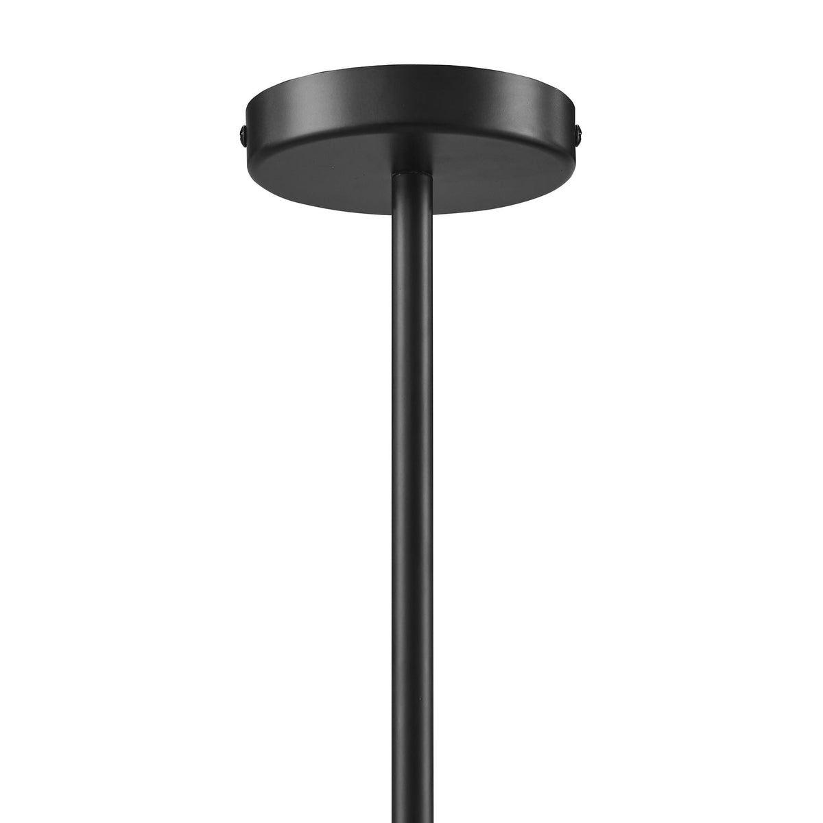 Sunlit Squiggle 2-Arm Pendant Light by Modway, round black metal canopy and stem on Tampa Home & Garden Store