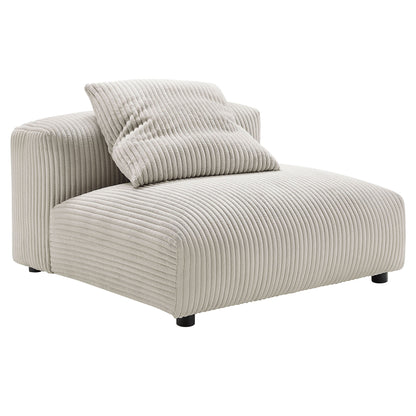 Modway 2 Piece Corduroy Modular Sofa and a Set