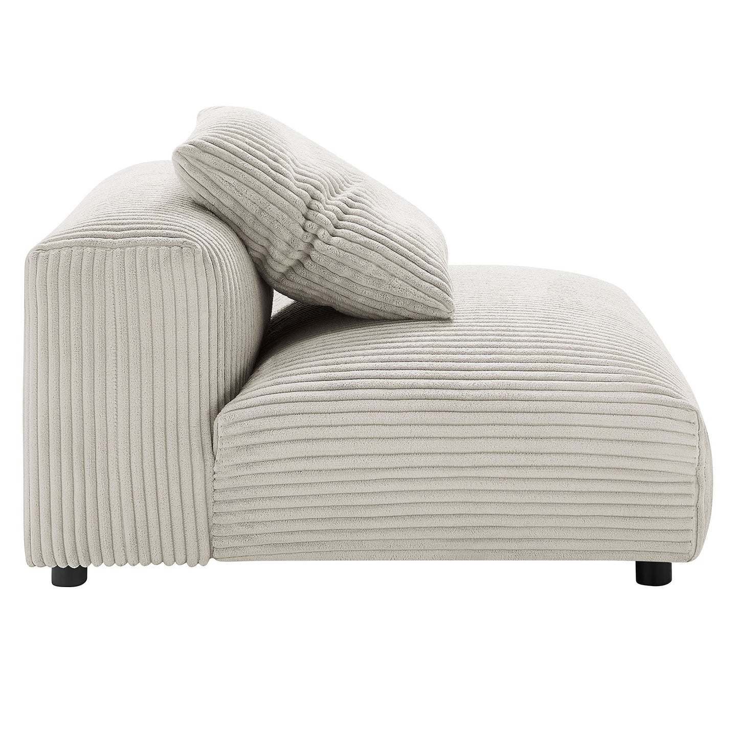 Modway 2 Piece Corduroy Modular Sofa and a Set