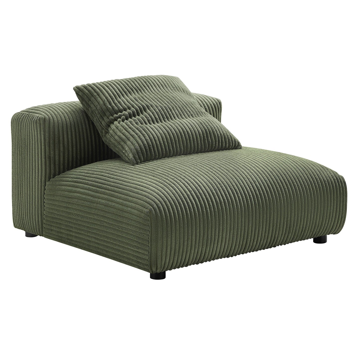 Modway 2 Piece Corduroy Modular Sofa and a Set